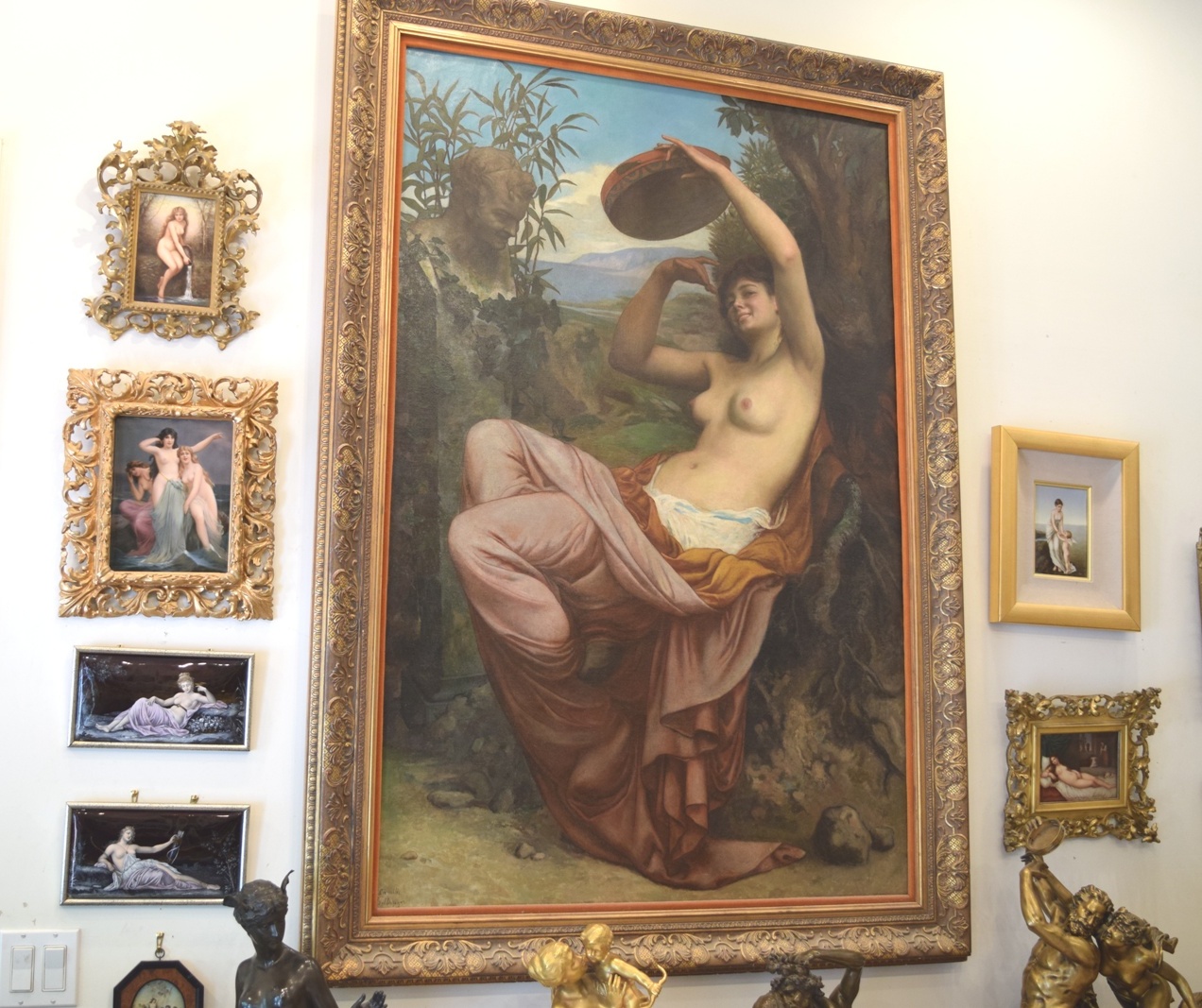 French Mythological Nude Camille F.Bellanger 1877