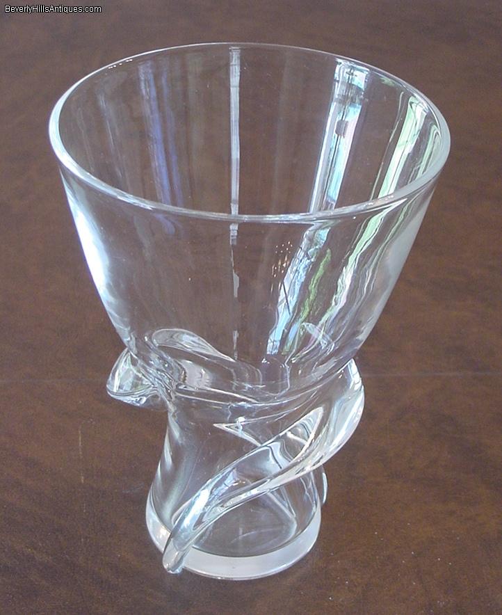 Beautiful Vintage Signed Steuben Crystal Vase eBay