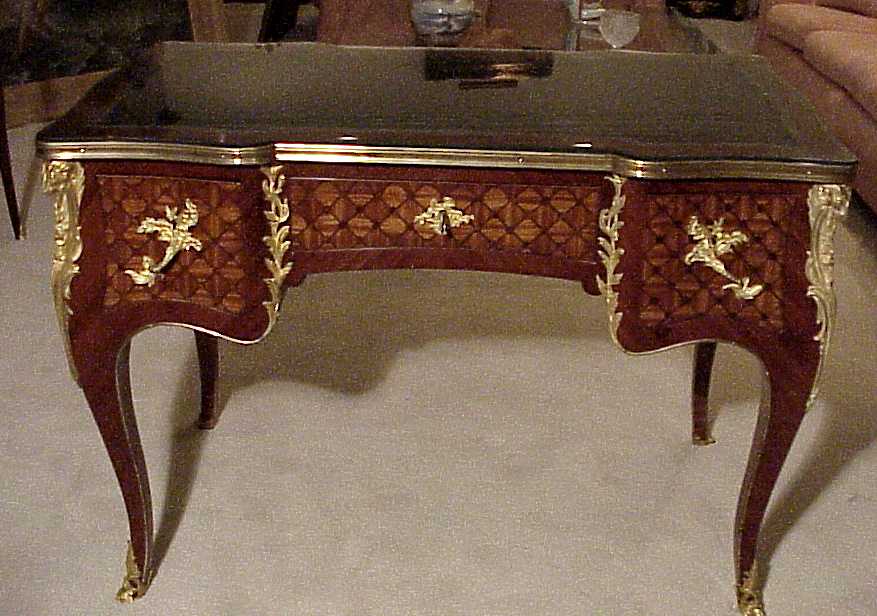 Exquisite Antique French Bureau Plat